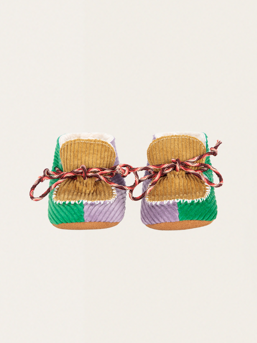 Ciepłe kapcie Multicolor Booties