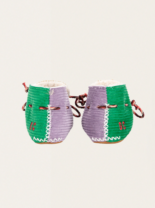 Ciepłe kapcie Multicolor Booties