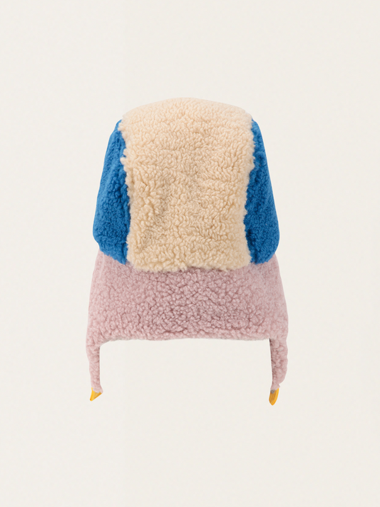 Czapka zimowa Bobo Choses Color Block Sheepskin
