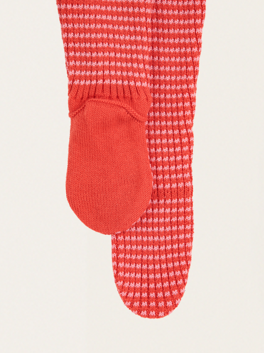 Bawełniane półśpioszki - legginsy ze stópkami