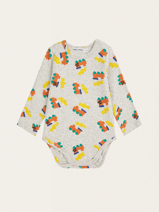 Bawełniane body Bobo Choo Choo all over