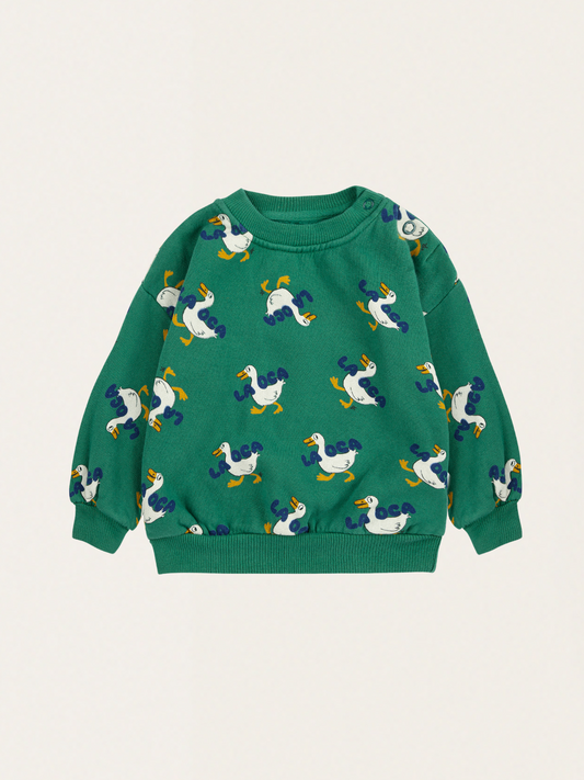Bawełniana bluza Baby La Oca all over