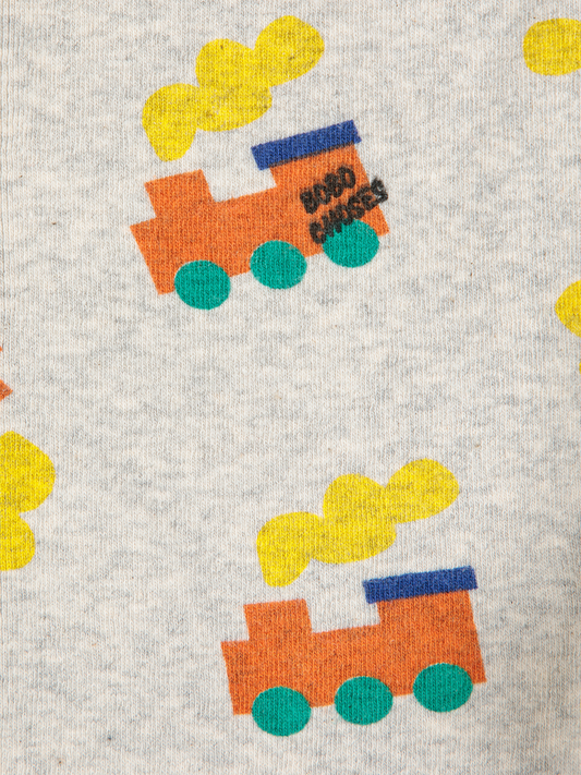 Bawełniane legginsy Baby Bobo Choo Choo all over