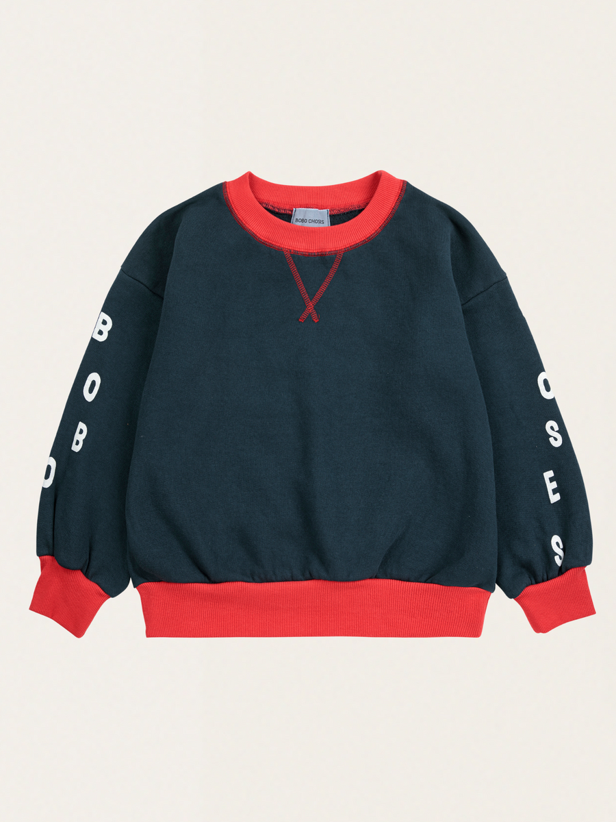 Bawełniana bluza Kids Bobo Choses Color Block