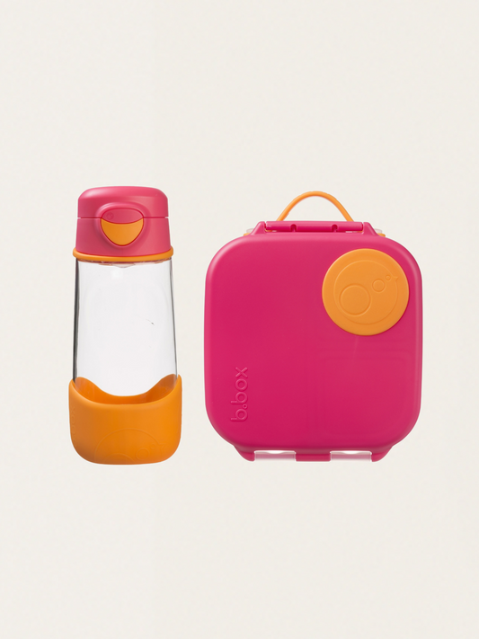 Zestaw - butelka tritanowa + mini lunchbox