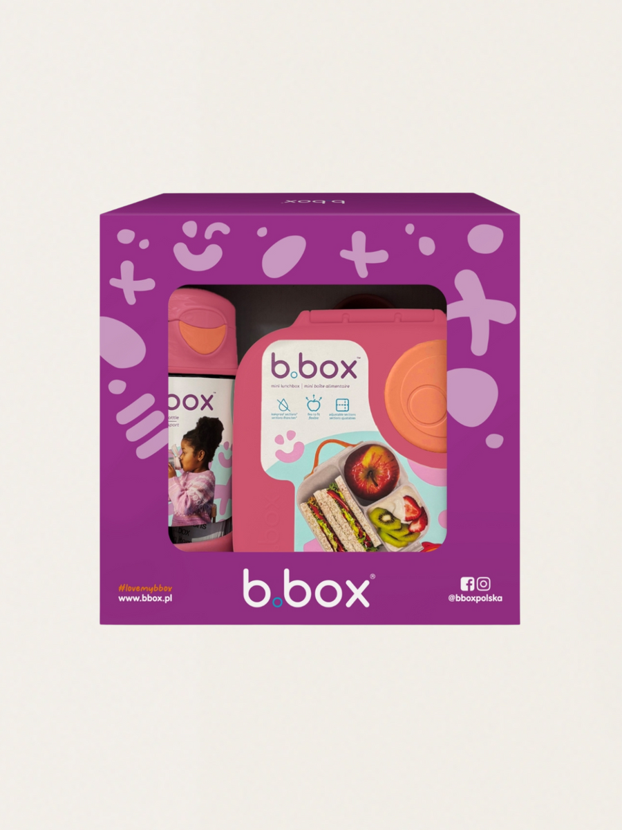 Zestaw - butelka tritanowa + mini lunchbox