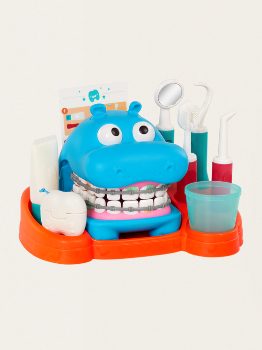 Zestaw do nauki mycia zębów i zabawy w dentystę