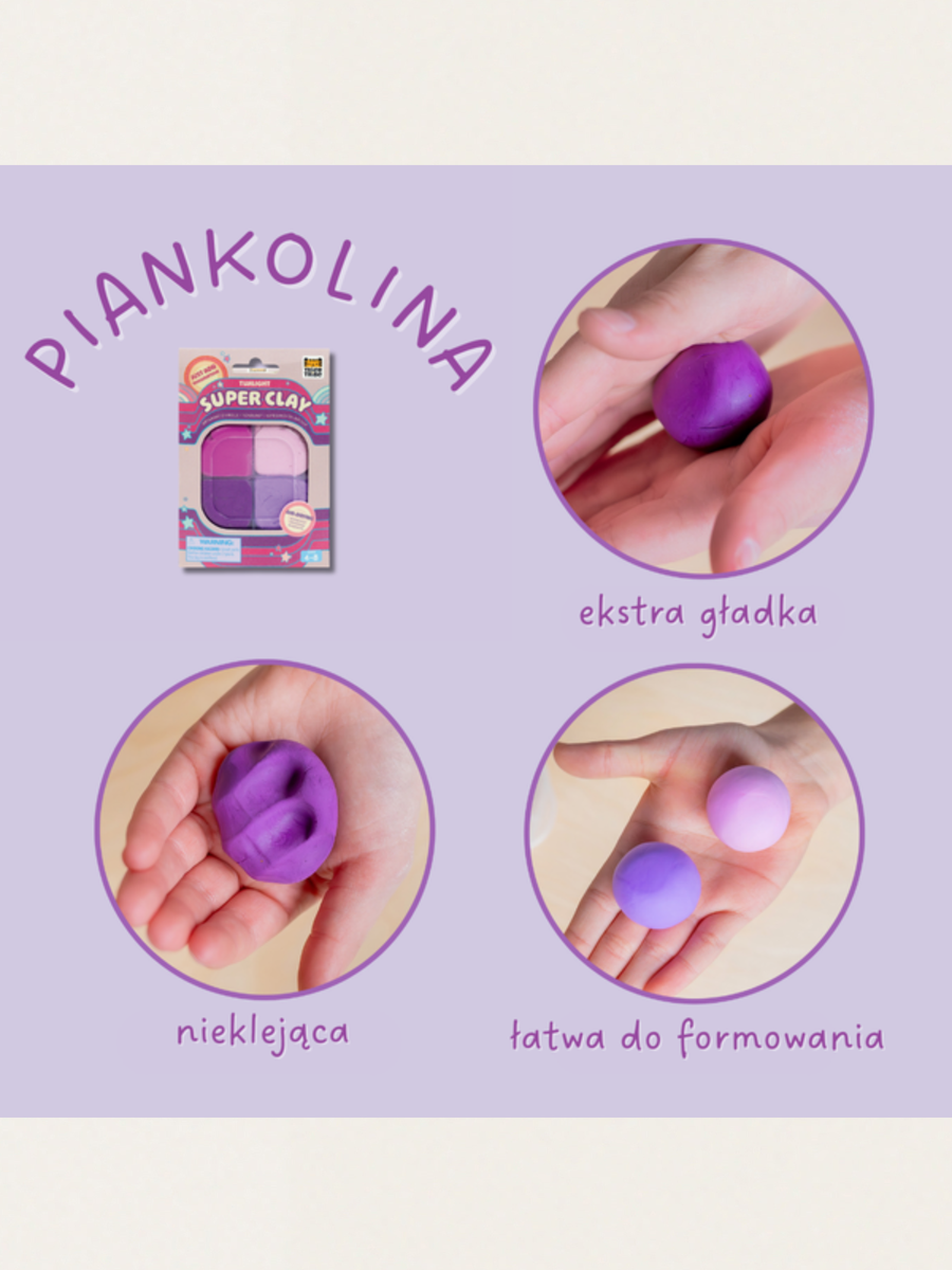 Masa plastyczna - piankolina Magiczny Zmierzch