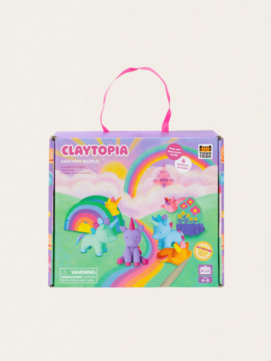 Zestaw kreatywny z samoutwardzalną masą - plastyczna przygoda Jednorożce