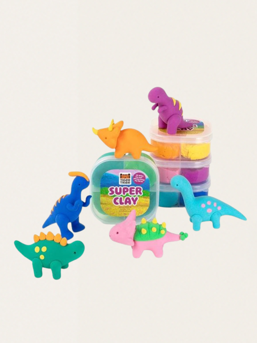 Zestaw kreatywny z samoutwardzalną masą - plastyczna przygoda Dinozaury