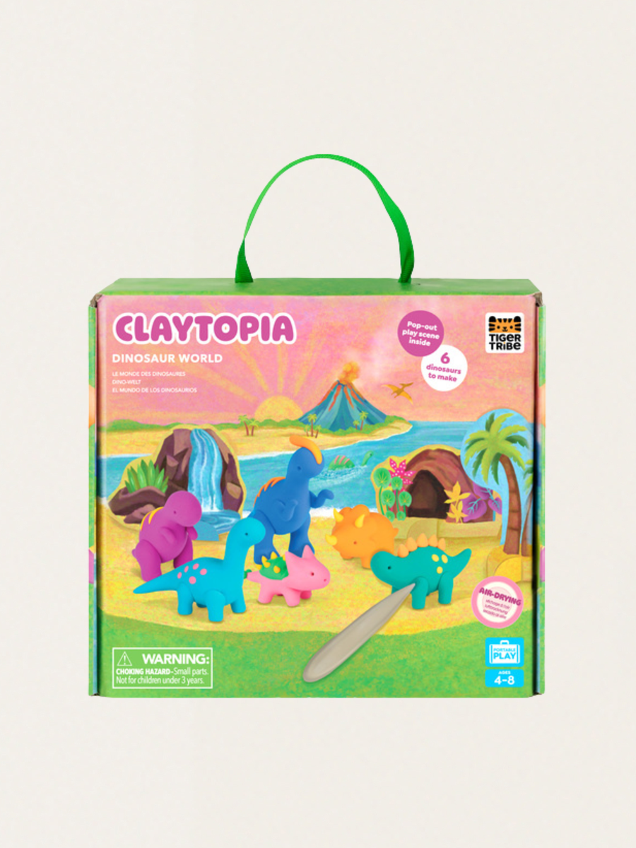 Zestaw kreatywny z samoutwardzalną masą - plastyczna przygoda Dinozaury