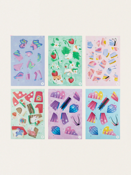 Wyklejanie po numerach - Magiczny Ogród