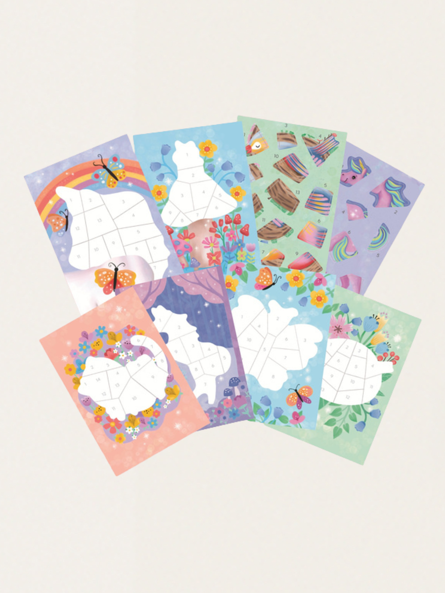 Wyklejanie po numerach - Magiczny Ogród