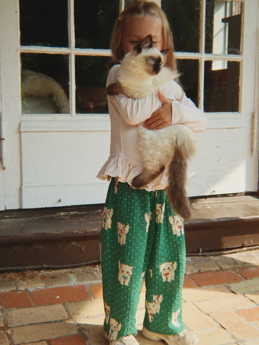 Luźne bawełniane spodnie Elin