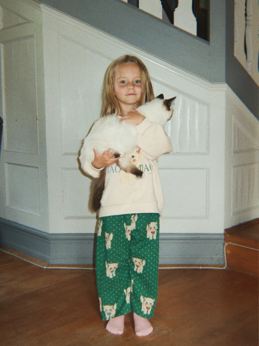 Luźne bawełniane spodnie Elin