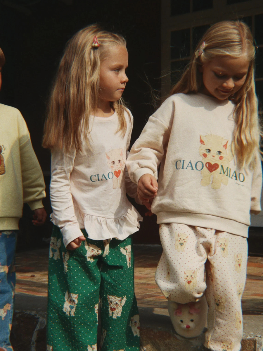 Luźne bawełniane spodnie Elin