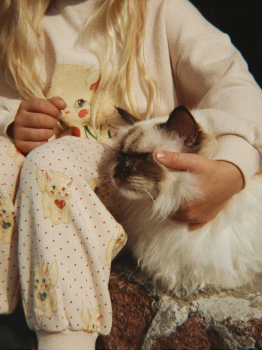 Bawełniane spodnie dresowe Belli Miao Amore