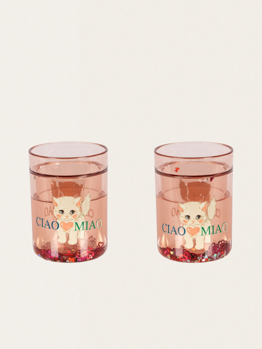 Brokatowe szklanki 2 szt. Ciao Miao