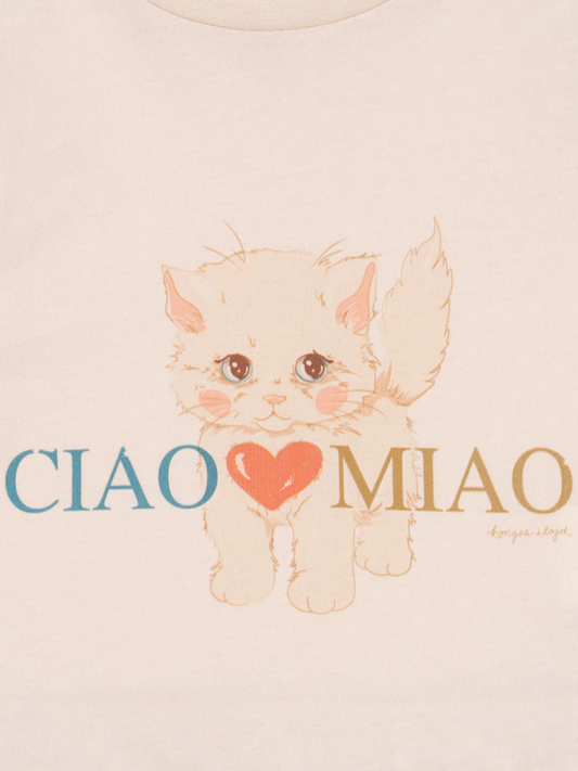 Bawełniana bluzka z falbanką Kitty