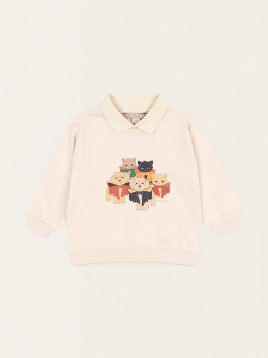 Bawełniana bluza polo Spotty Cats & Dogs