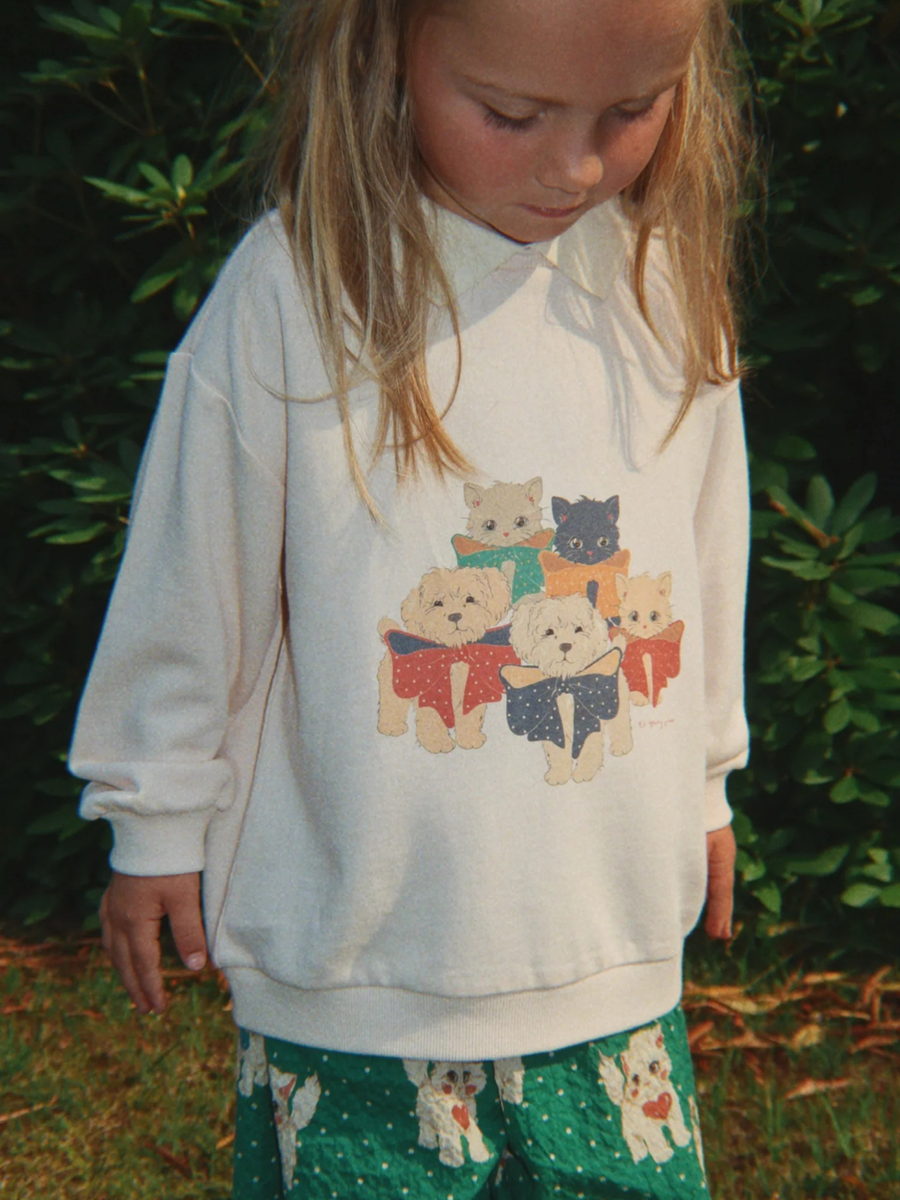 Bawełniana bluza polo Spotty Cats & Dogs