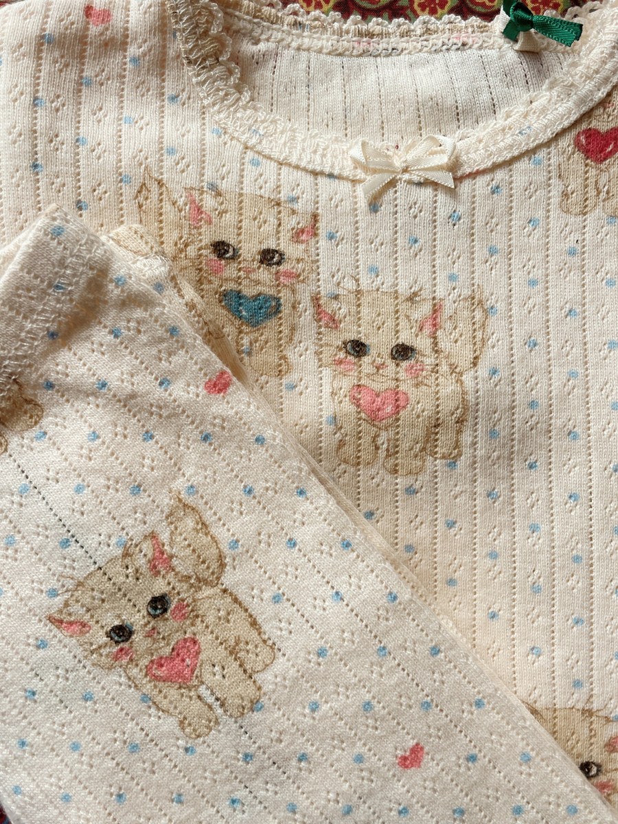 Bawełniane body z długim rękawem Minnie Miao Amore