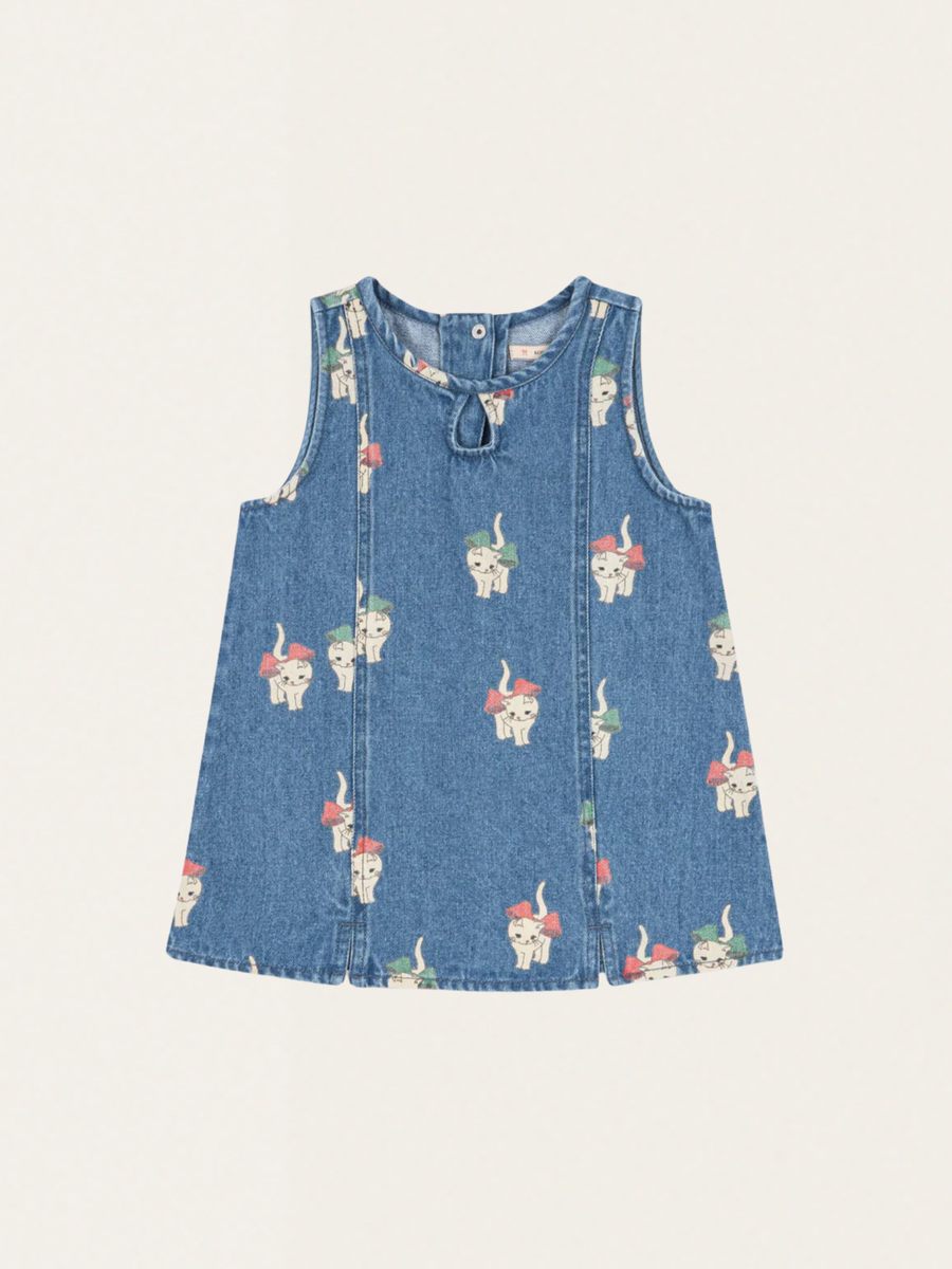 Sukienka denimowa Magot Bow Kitty