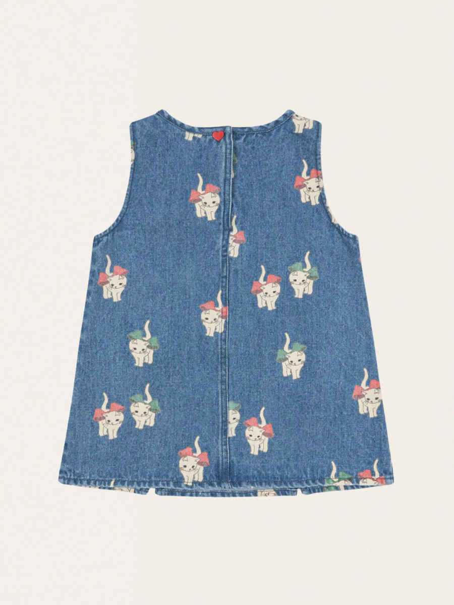 Sukienka denimowa Magot Bow Kitty