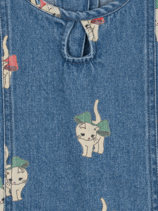 Sukienka denimowa Magot Bow Kitty