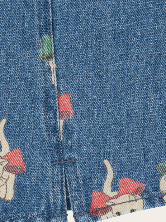 Sukienka denimowa Magot Bow Kitty