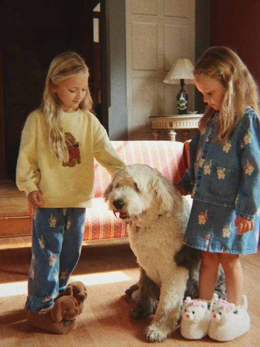 Sukienka denimowa Magot Bow Kitty