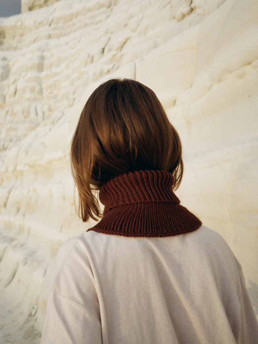 Mięsisty kominek z wełny merino Hot Chocolate