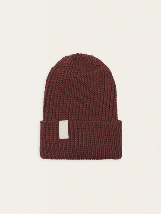 Hot Chocolate chunky merino wool hat