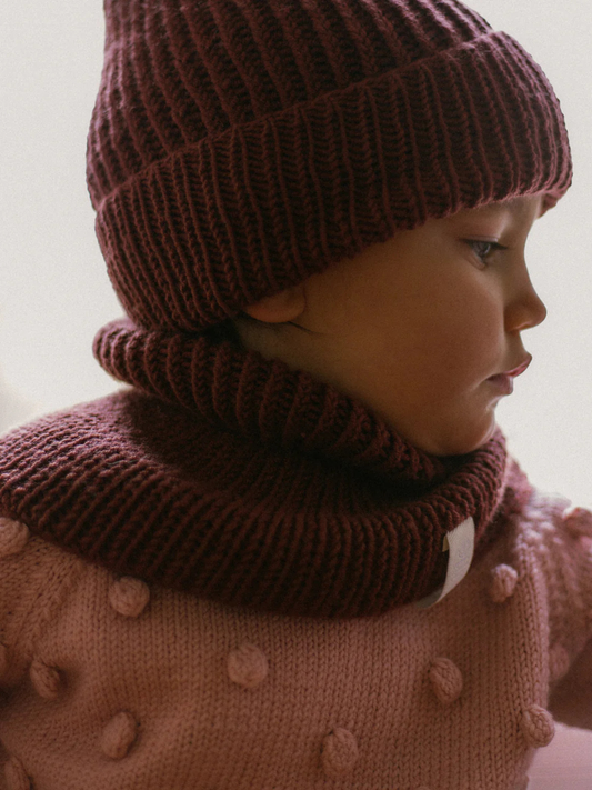 Hot Chocolate chunky merino wool hat