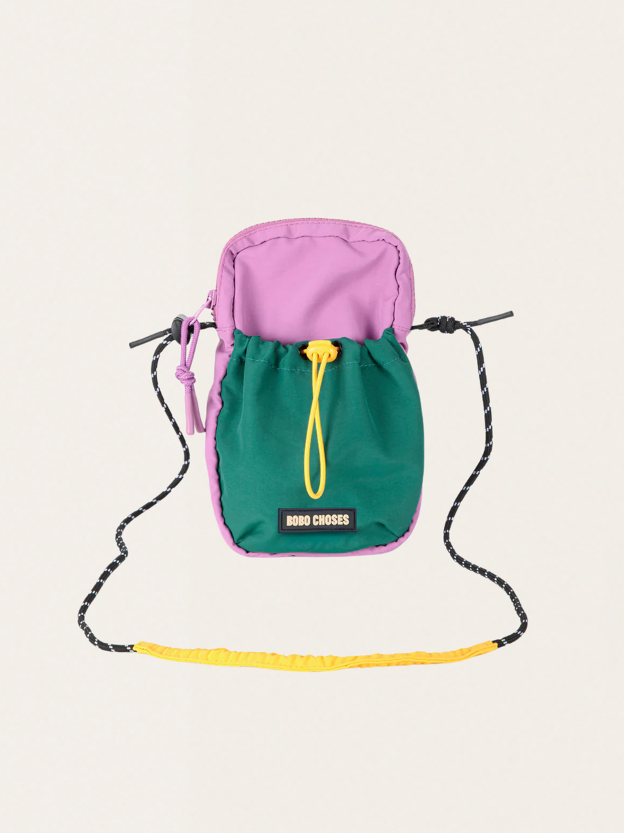 Small Color Block Pink Bag