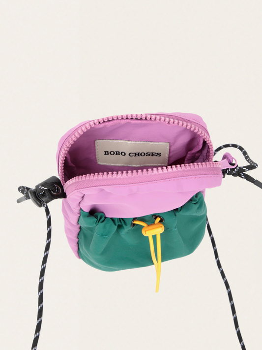 Small Color Block Pink Bag