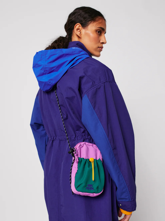 Small Color Block Pink Bag