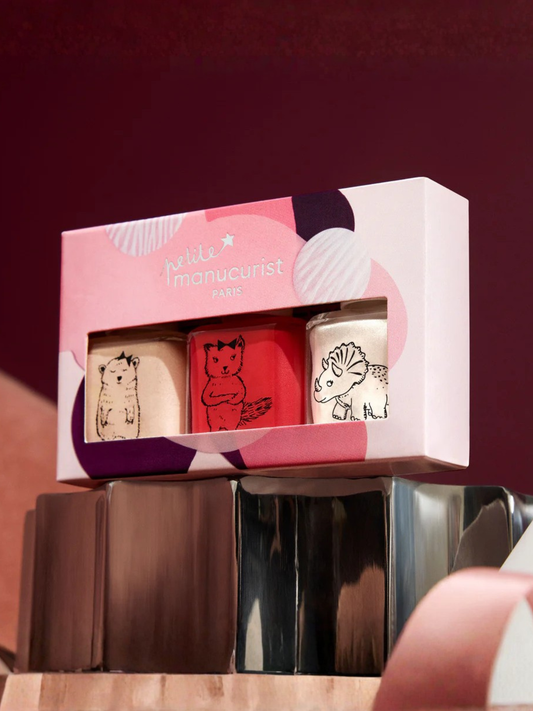 Zestaw 3 lakierów do paznokci dla dzieci Petite