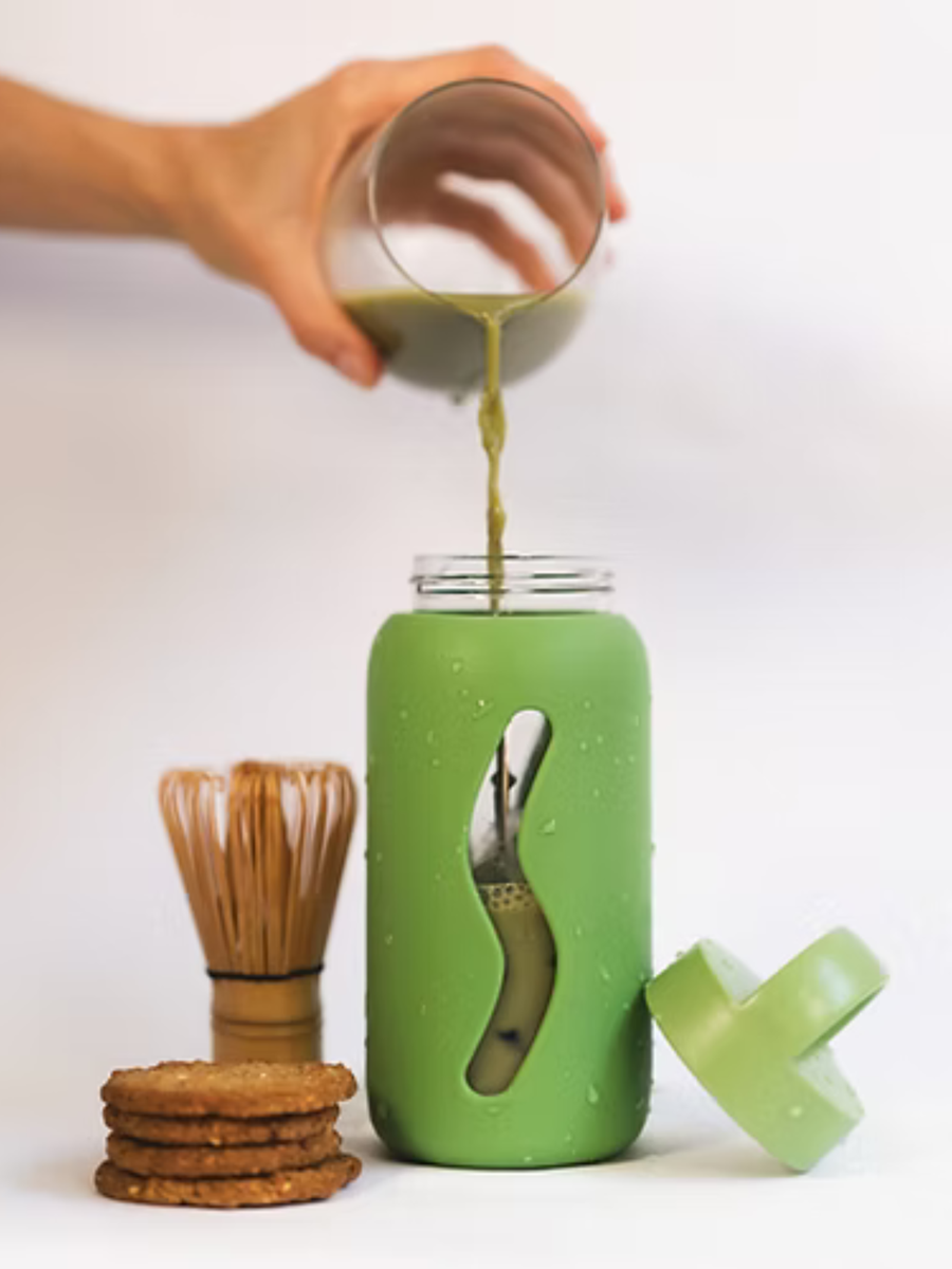 Szklana butelka do monitorowania nawodnienia 500 ml