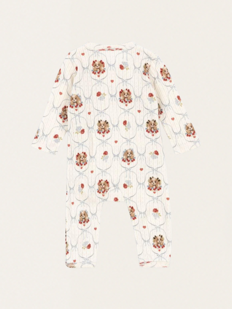 Bawełniane śpioszki GOTS Minnie Newborn Puppy