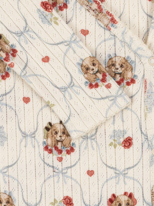 Bawełniane śpioszki GOTS Minnie Newborn Puppy