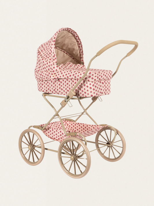 Wózek vintage dla lalek Doll Pram Rosie Rose