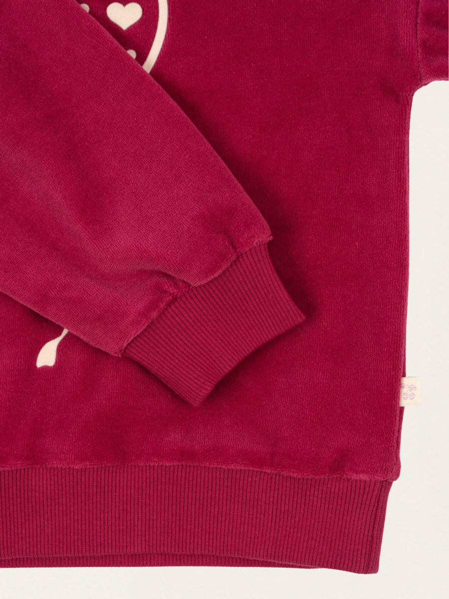 Welurowa bluza Velou