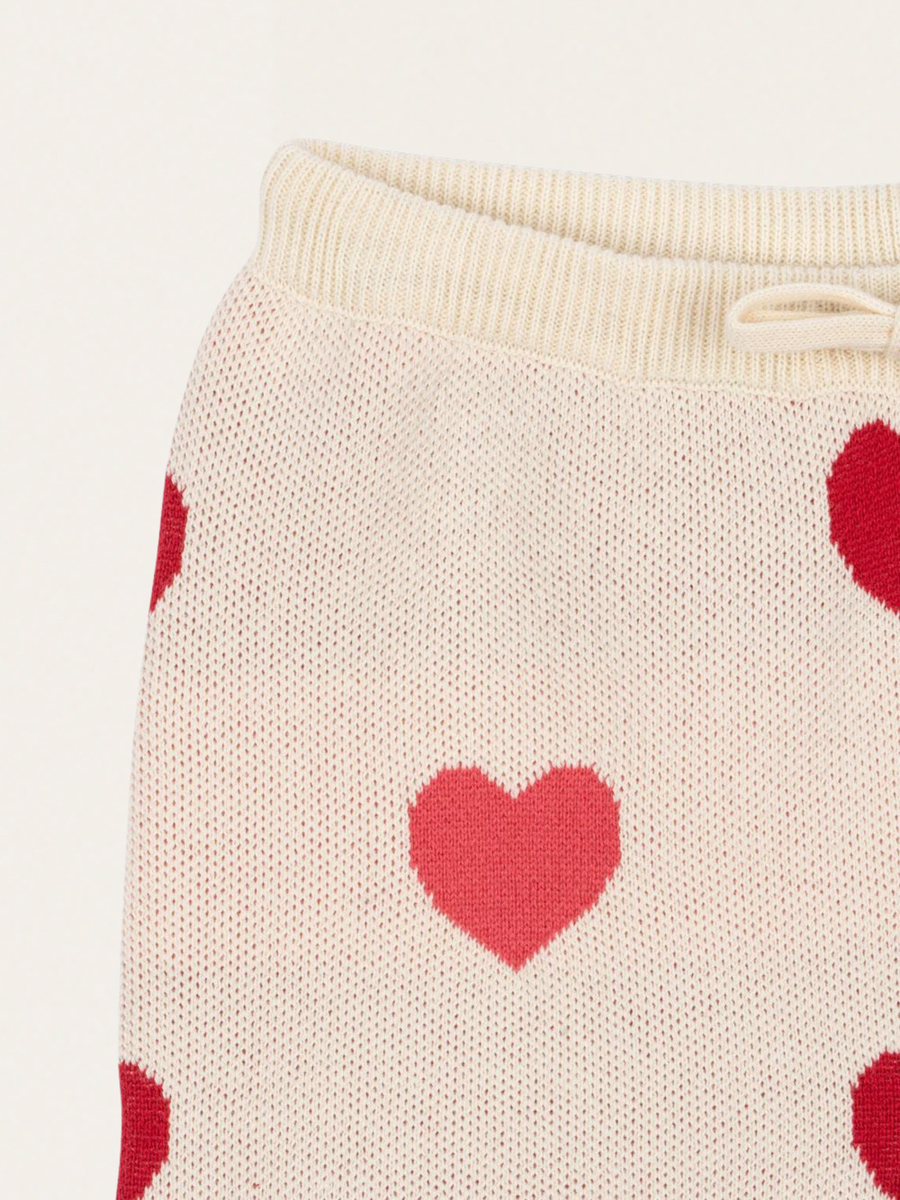 Dzianinowe spodnie Lapis Coeur Colore Duo Pink