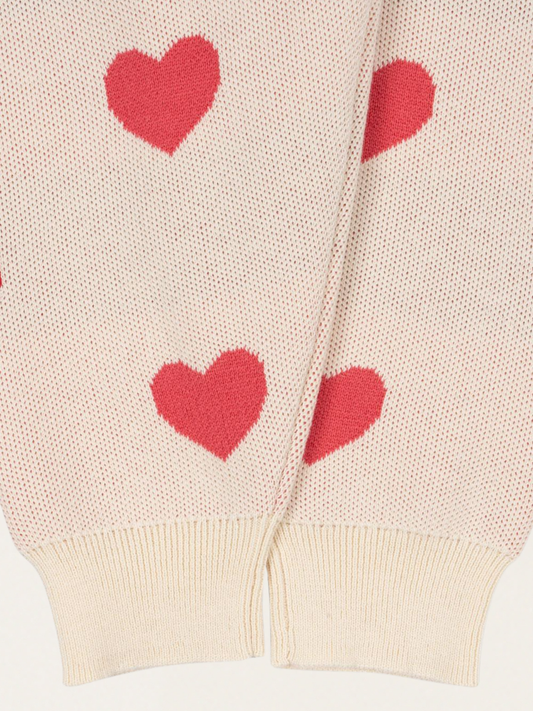 Dzianinowe spodnie Lapis Coeur Colore Duo Pink