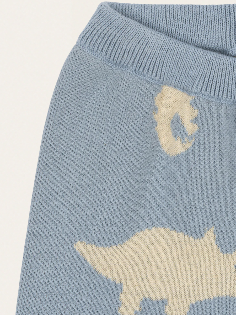 Dzianinowe spodnie Lapis Dino Mist