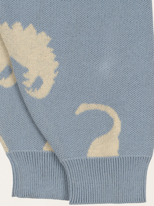 Dzianinowe spodnie Lapis Dino Mist