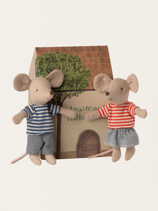 Myszka LouMax i Stella - młodszy brat i siostra