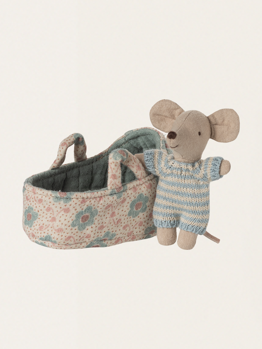 Myszka Baby Mouse w łóżeczku Blue