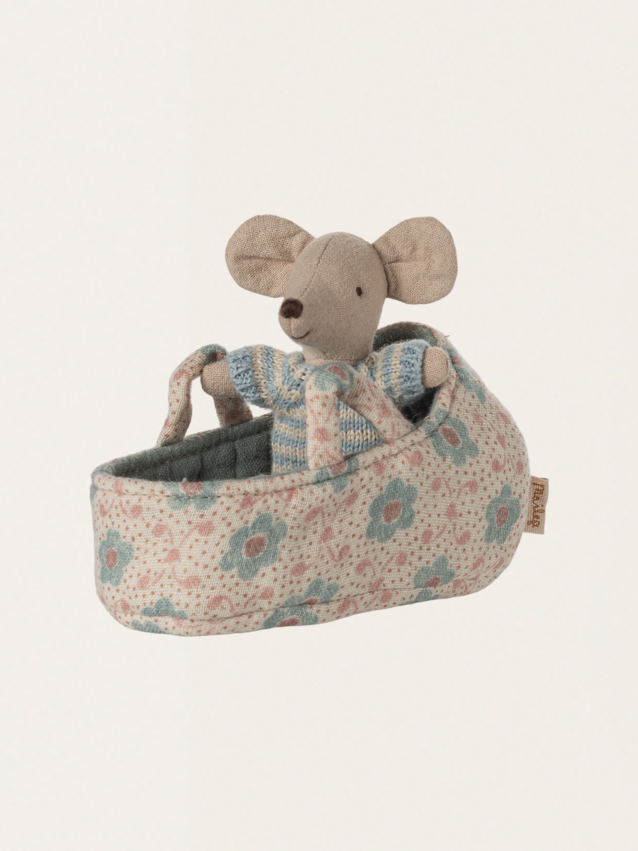 Myszka Baby Mouse w łóżeczku Blue